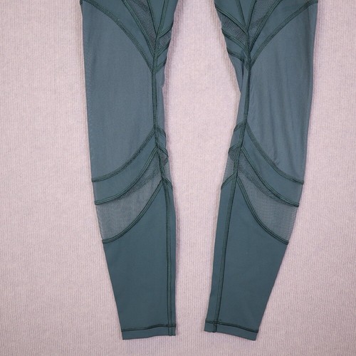 Lululemon Size 4 (8 AUS) Seek The Heat High Rise Tight 28" Green Jasper Mesh Pan - Picture 4 of 9