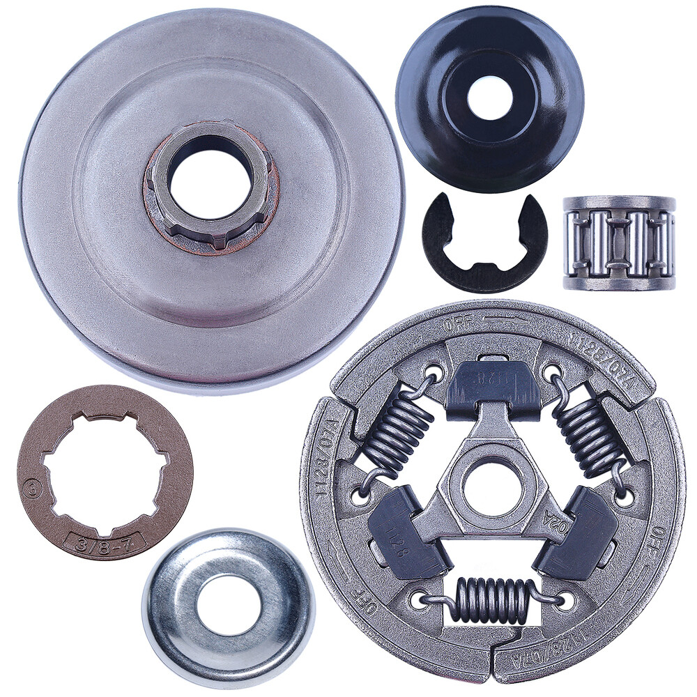 3/8" 7T Clutch Drum Cover Rim Sprocket Kit For Stihl MS460 MS362 MS361 044 046