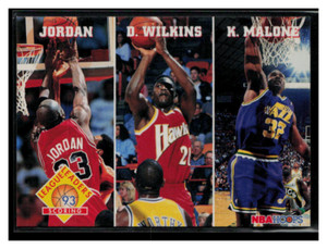 1993 Hoops #283 Michael Jordan / Wilkins / Malone