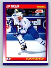 Kip Miller 1991-92 Score American #384 Quebec Nordiques