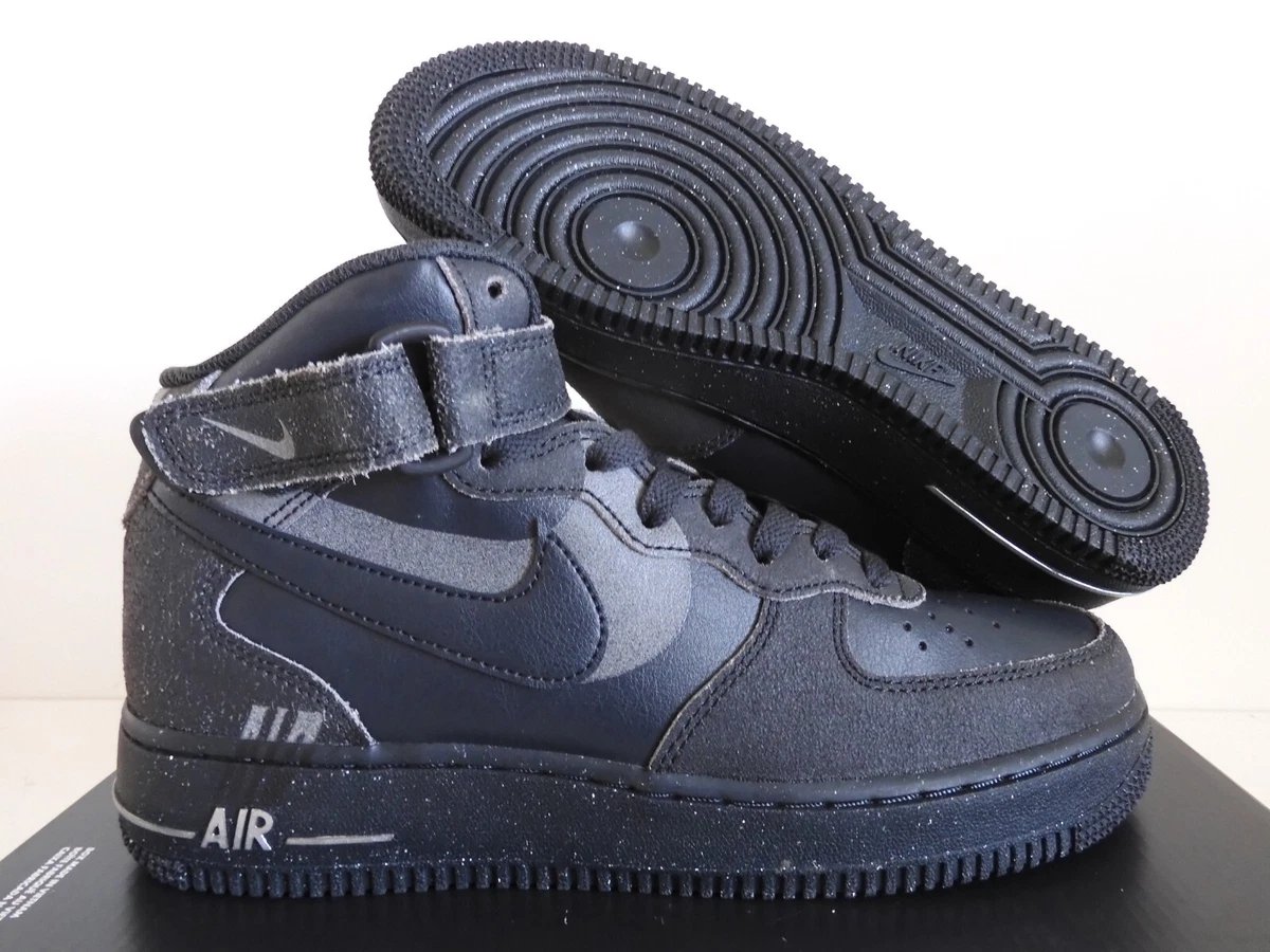 Nike Air Force 1 Mid - Dark Charcoal - Black 