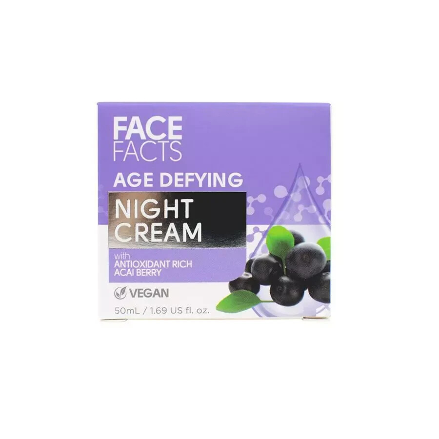 12 X Face Facts Age Defying Night Cream (Acai Berry)50ML.