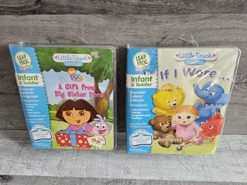 LEAP FROG BABY LeapPad Little Touch Learn Spanish Big Sister Dora + If I Were - Picture 2 of 10