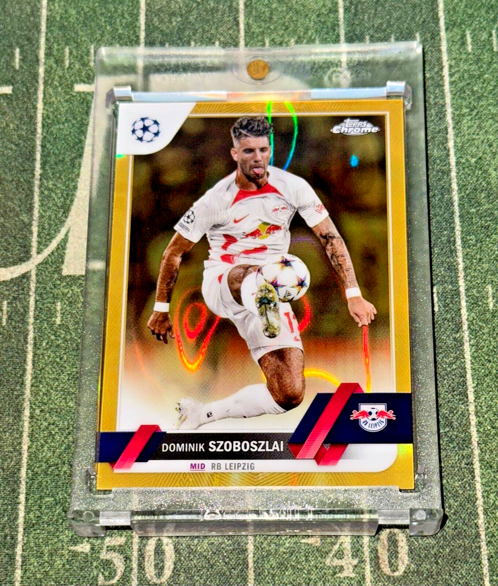 2022-23 Topps Chrome Dominik Szoboszlai GOLD Lava Refractor SP 1