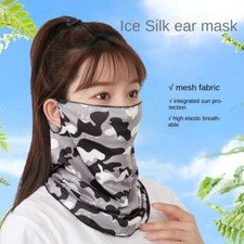 Summer Outdoor Sports Cycling Ice Silk Sunscreen Mask Fishing Windproof
