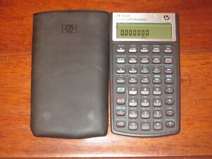 Hewlett Packard HP 10B II Financial Business Calculator With Case GREAT