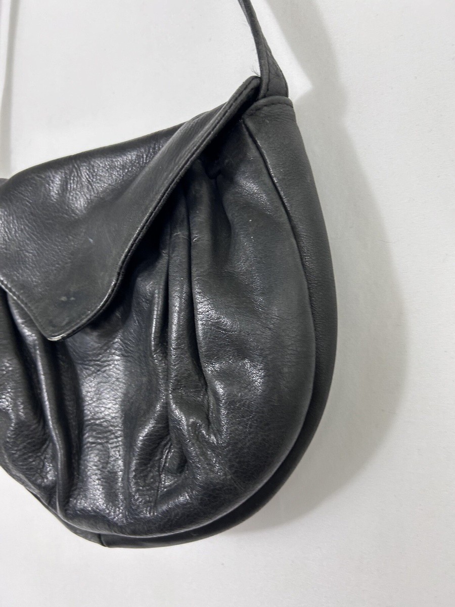 Vintage Libaire Made In USA Black Leather Shoulder Bag Vintage Libaire Made In USA Black Leather Shoulder Bag