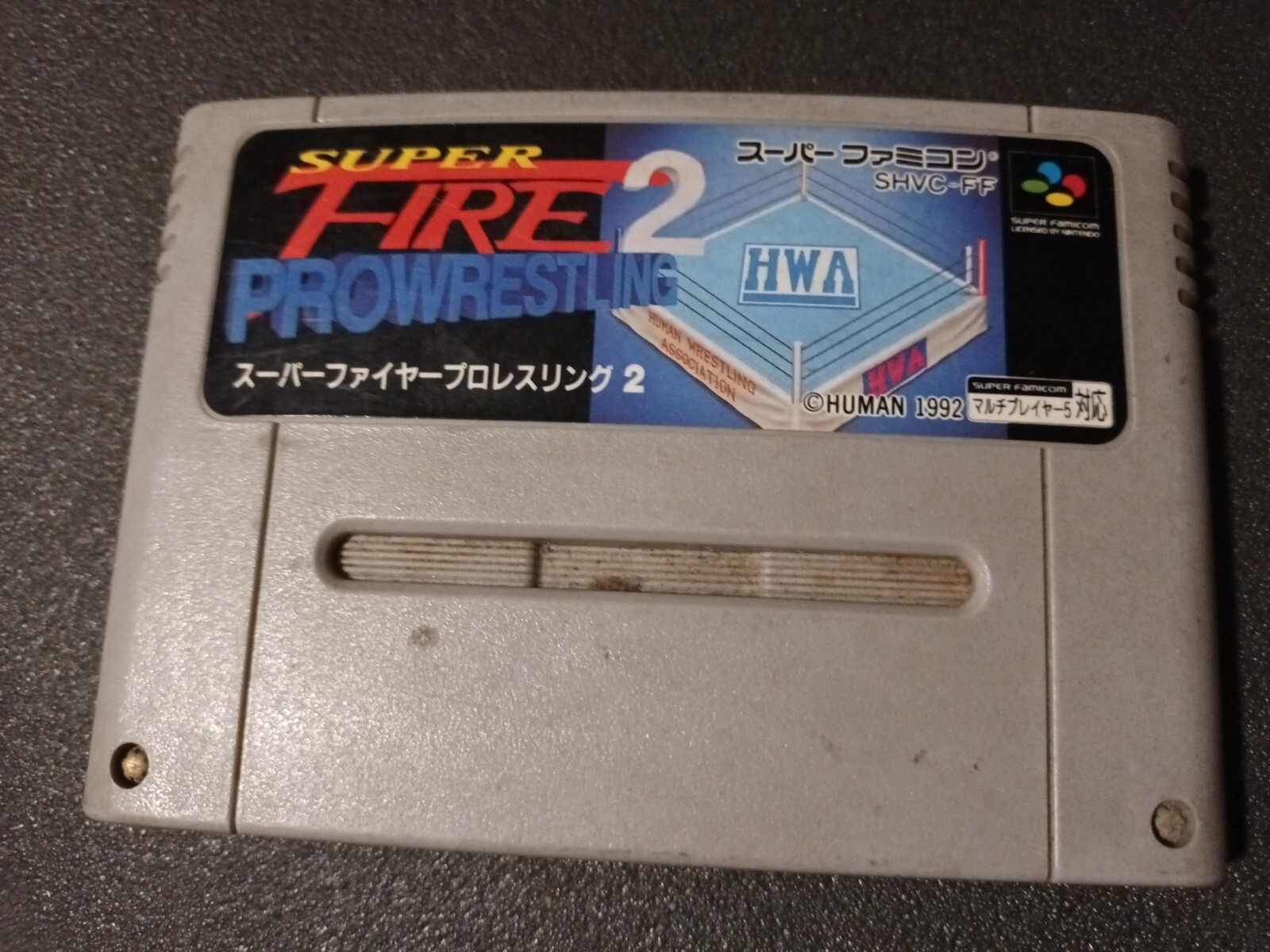 Super Famicom Nintendo snes Jap J Japan Super fire pro wrestling 2 prowrestling