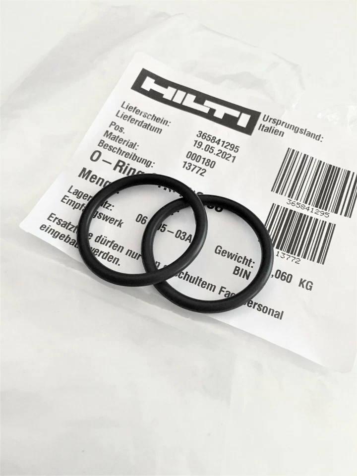 O-Ring del Pistone Originali Guarnizioni HILTI TE804 TE805 TE905 AVR #13772