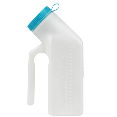 Urinal Bottle Male Urinals Portable Urine Bottle with Screw Lid 35 oz