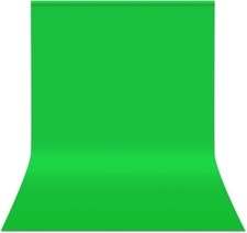 Green Screen Backdrop 10X20Ft for Photography, Chromakey Green Screen Green Musl