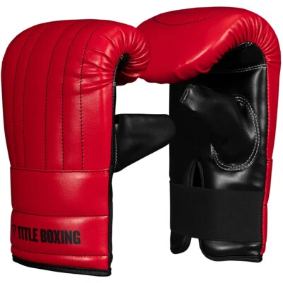 Title Boxing Old School Bag Gloves 3.0 - Red/Black
