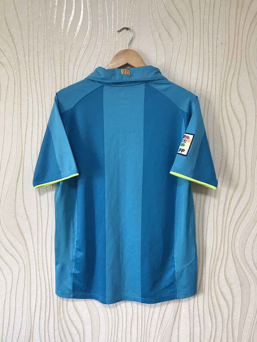 BARCELONA 2007 2008 AWAY FOOTBALL SOCCER SHIRT JERSEY NIKE 237743