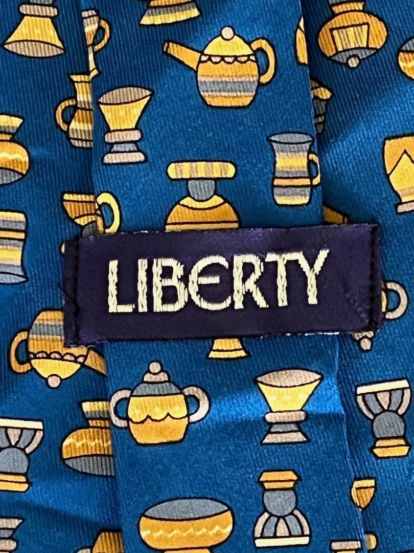 PreOwned LIBERTY Bright Blue & Yellow Teapots 100 W… Gem