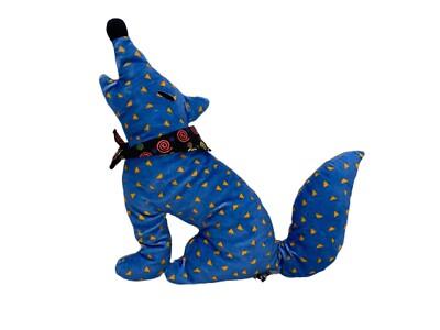 Blue Durango Ganz Studio G Coyote VHTF Howling Plush Bandanna 15  #4037046 EUC