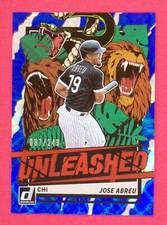 2021 Donruss Jose Abreu 037/249 Unleashed Blue #10 Chicago White Sox