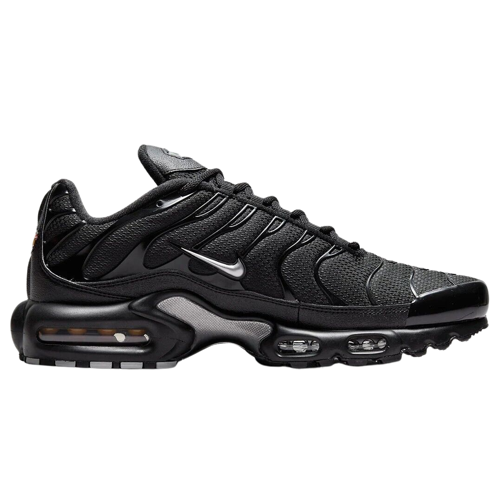 Nike Air Max Plus Low Mini Swoosh - Black Metallic Silver