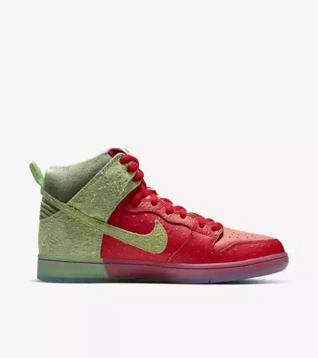 Size 9.5 - Nike SB Dunk High Strawberry Cough for sale online | eBay