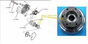TGB-BLADE-Target-525-425-450-550-IRS-NEW-STARTER-CLUTCH-ONE-WAY-924816-925668
