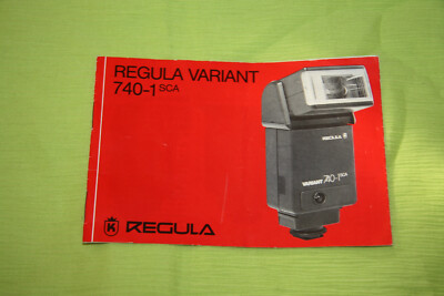 Bedienungsanleitung zu dem Blitz Regula Blitz Variant 740-1 SCA