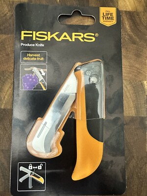 New DD6 Fiskars Produce Knife GREAT KNIFE NIP Pocket Knife small garden 