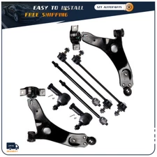 Front Lower Control Arms Tie Rods Suspension Kit For 2006 2007-2011 Ford Focus