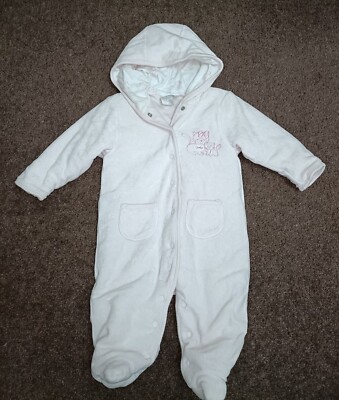 JASPER CONRAN Baby Girl 3-6 Months Winter Clothes Snowsuit - Main Image