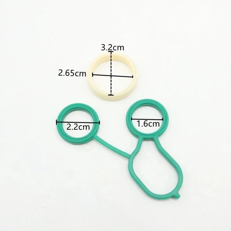 2X Engine Oil Filter Housing Gasket Fixed Sealing Pad For Volvo S40 C30 V60 XC70 - Image 2 of 2