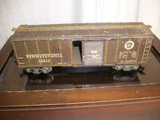 Marx Vintage #70311 Pennsylvania Boxcar, Sliding Door, Tin Lithographed