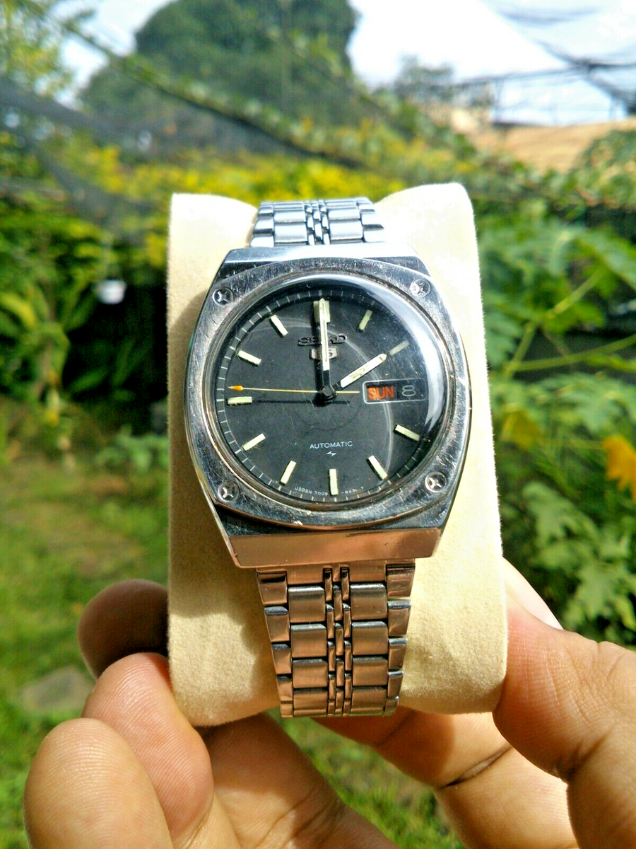 Rare Sieko 5 7009-8370 Suwa Vintage Watch | eBay