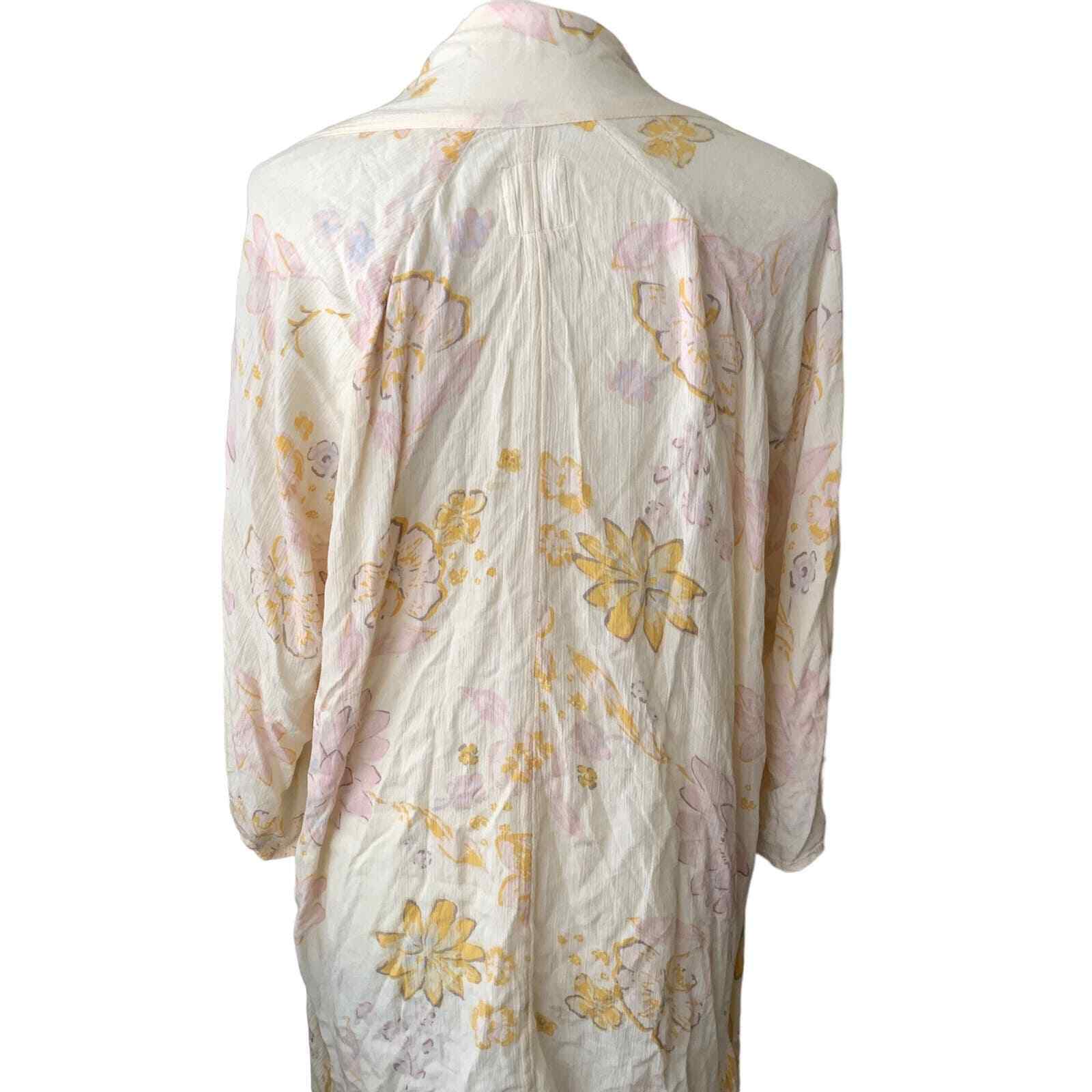 Billabong Floral Maxi Kimono Size S/M - image 6