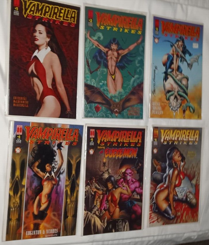 🩸VAMPIRELLA STRIKES 1995#1 - 6 SET LOT🦇 - Picture 3 of 4