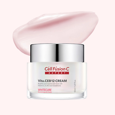 Cell Fusion C Expert White Cure Vita.CEB12 Cream 50ml (Free Shipping).