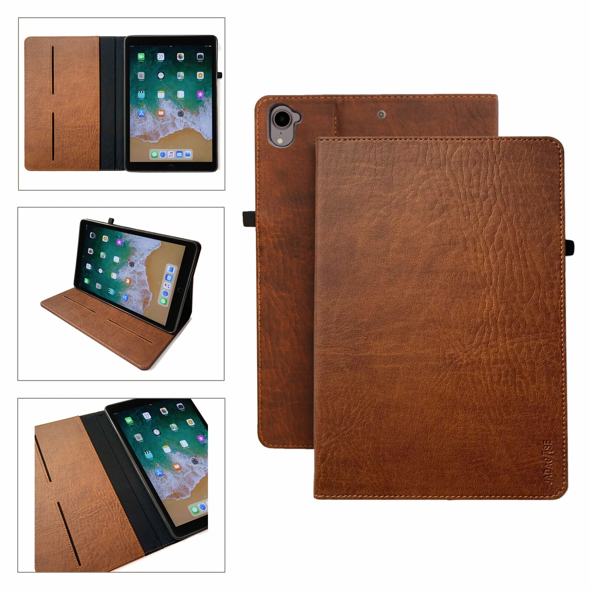 Venito Lecce Lederhülle Für IPad Pro 12,9 (2020/2021) – Handgefertigt, Vollnarbenleder, Mit Handschlaufe