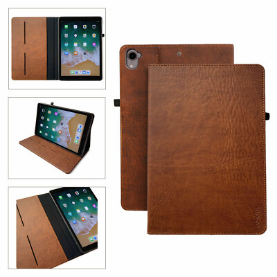 Premium Leder Schutzhülle f. Apple iPad Pro 12,9'' 2015 2017 Tablet Tasche Cover