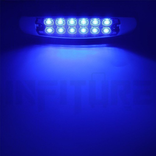12 LED Side Marker Lights 12V/24V Warning Lights For Truck Trailer Lorry Caravan - Imagen 13 de 19