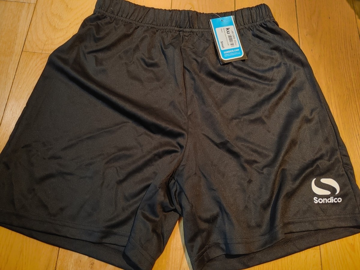 SONDICO Mens Football Sports Gym Running Black Size Small NEW