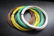 10 GAUGE 4 WAY TRAILER WIRE KIT 25 FT EA LIGHT BRAKE POWER GROUND BATTERY AWG