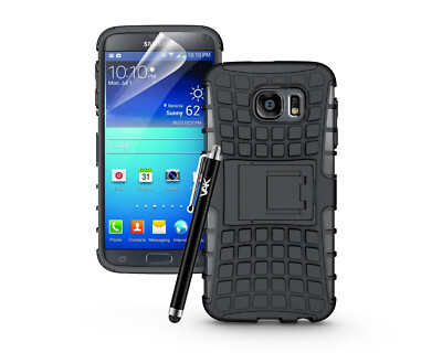 Für Samsung Galaxy S6 Handyhülle Armor Hybrid Stoßfest Robust Backcover
