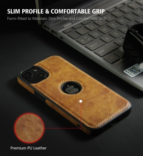 Cover Custodia in Eco pelle per iPhone 14 / Plus / Pro / Max Qualità Premium C04 - Foto 22 di 35