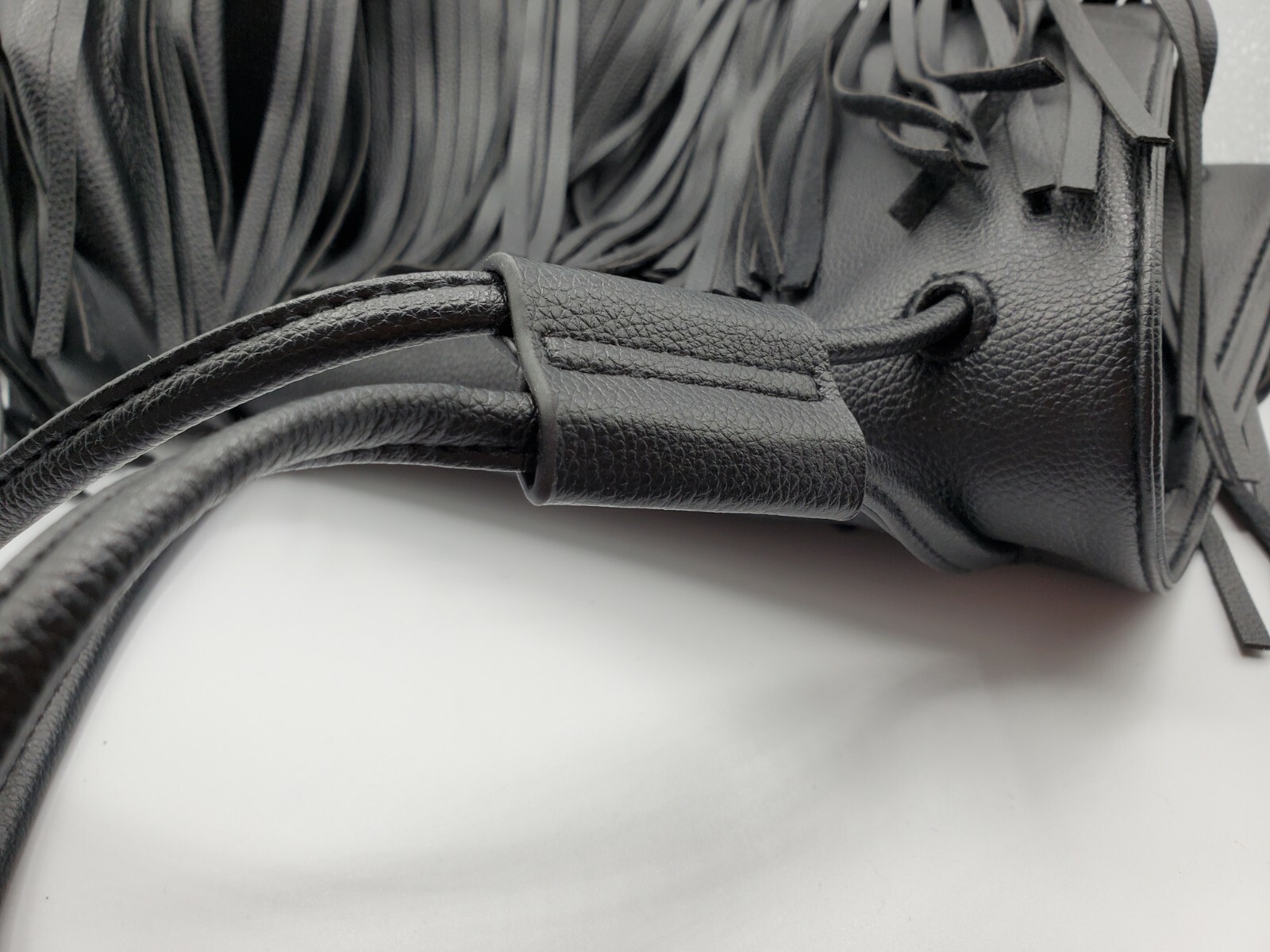 Victoria Secret Backpack Black Drawstring Bucket … - image 5