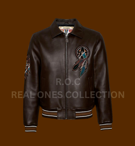 Avirex leather jacket brown A2 buffalo legends jacket in Avirex leather jacket brown A2 buffalo legends jacket in