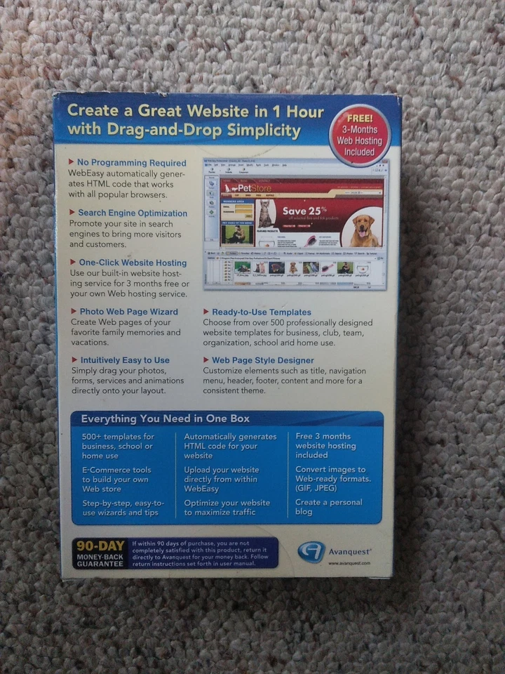 Avanquest WebEasy 8 Professional - Full Version for Windows - Image 2 of 2