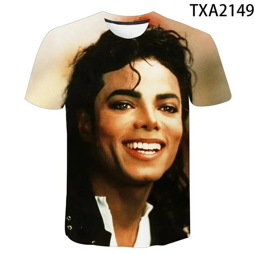 TShirts Singer Michael Jackson 3D Print Casual Fashion Oversized Round Neck - Picture 36 of 38