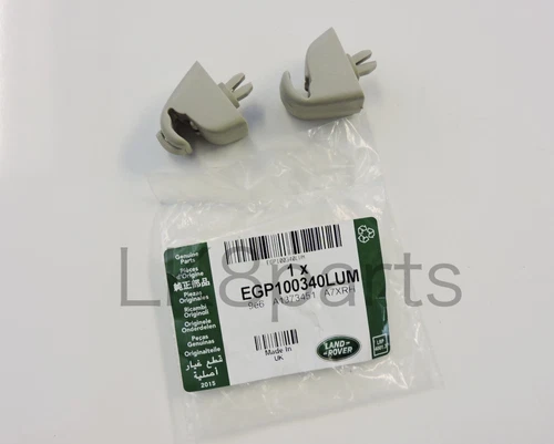 Land Rover Discovery 2 Sun Visor Retainer Clip Genuine EGP100340LUM x2 New