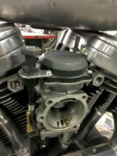 Harley Sportster Dyna CV Choke Cable Relocation Bracket USA Made Aluminum - Picture 4 of 4