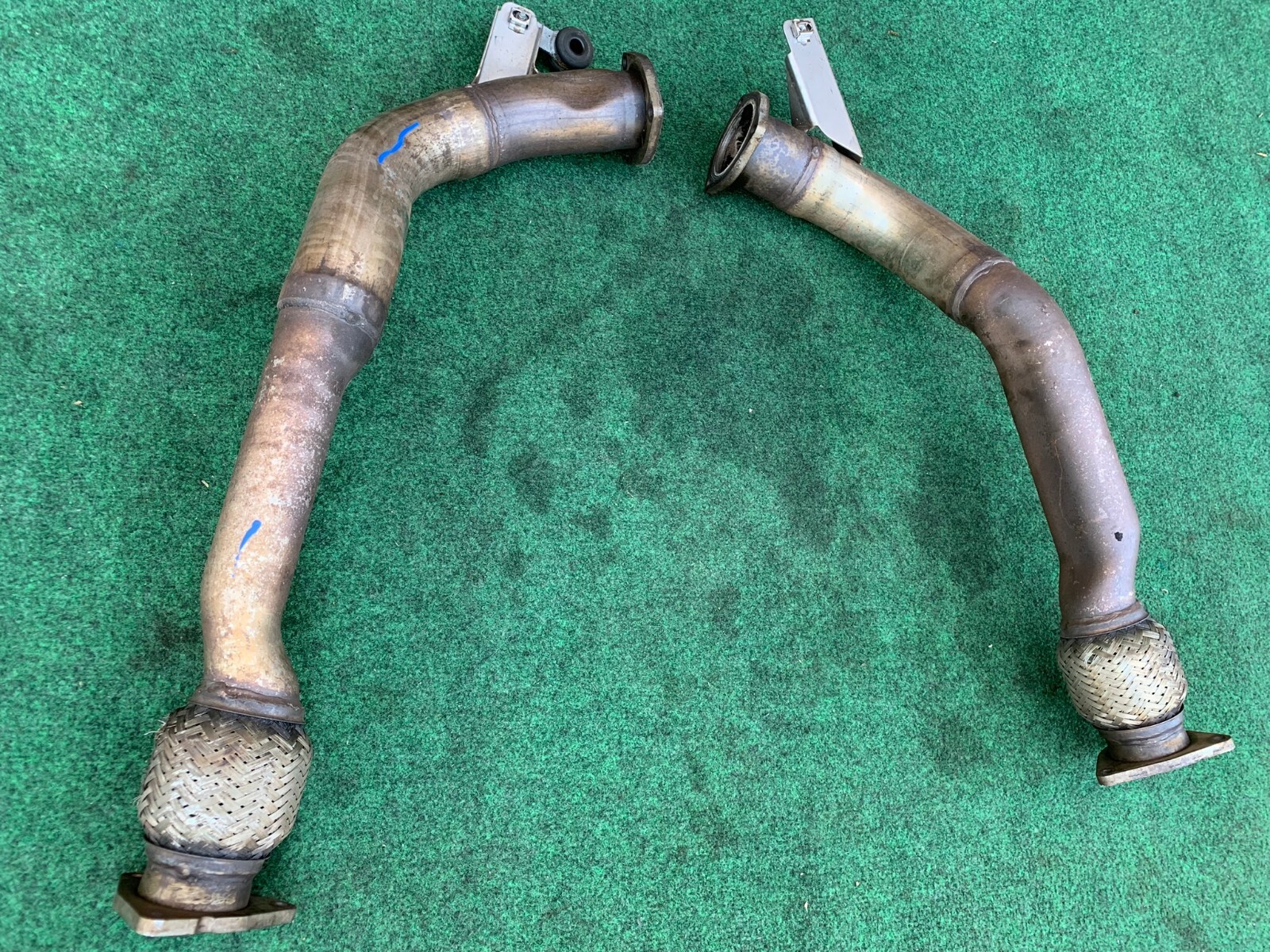 2003-2012 Bentley Continental GTC GT 6.0L Exhaust Downpipe Left & Right Side OEM