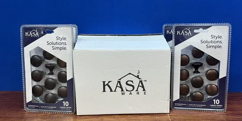 (4) KasaWare K778BORB-10 Brushed Oil Rubbed Bronze  1-3/16" Cabinet Knob 10/pk - Picture 1 of 4