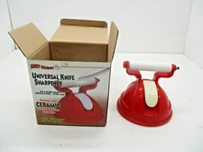 Handy Gourmet Universal Knife Sharpener by Jobar – Suctions to Countertop