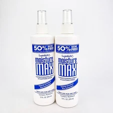 Lustrasilk Moisture Max Conditioning Spritz Sculpting Spray 12 oz Each Lot of 2